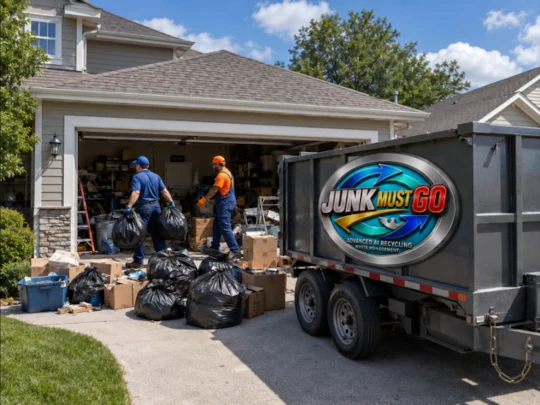 Junk Must Go Trailer Garage